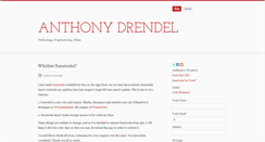 Desktop Screenshot of anthonydrendel.com