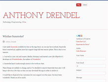Tablet Screenshot of anthonydrendel.com
